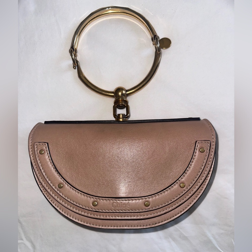 CHLOE Nile Crossbody Bag Leather Mini